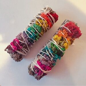 [ 3 FOR $20 ] CHAKRA SAGE SMUDGE STICK 4 INCH